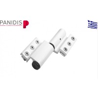 Ρυθμιζόμενος μεντεσές CE ΜΒΤ-100 υπέρ βαρέως τύπου Μακεδονικής λευκός