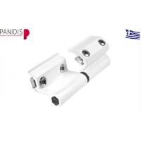 Μεντεσές αλουμινίου τετραφύλλου CE MTT-10 Μακεδονικής λευκός