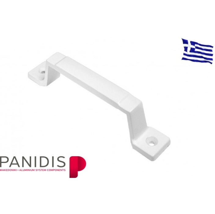 Χειρολαβή σταθερή απλή X-820 Μακεδονικής λευκή