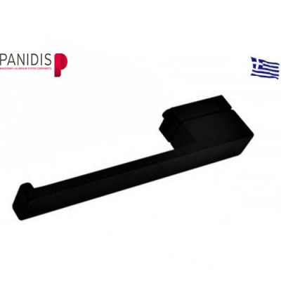 Λαβή μεσαία 210mm,με καρέ 7x7, Μακεδονικής μαύρη ανοδίωση (HA-2100)