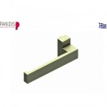 Λαβή μικρή 170mm,με καρέ 7x7,Μακεδονικής φυσική ανοδίωση (HA-1705)