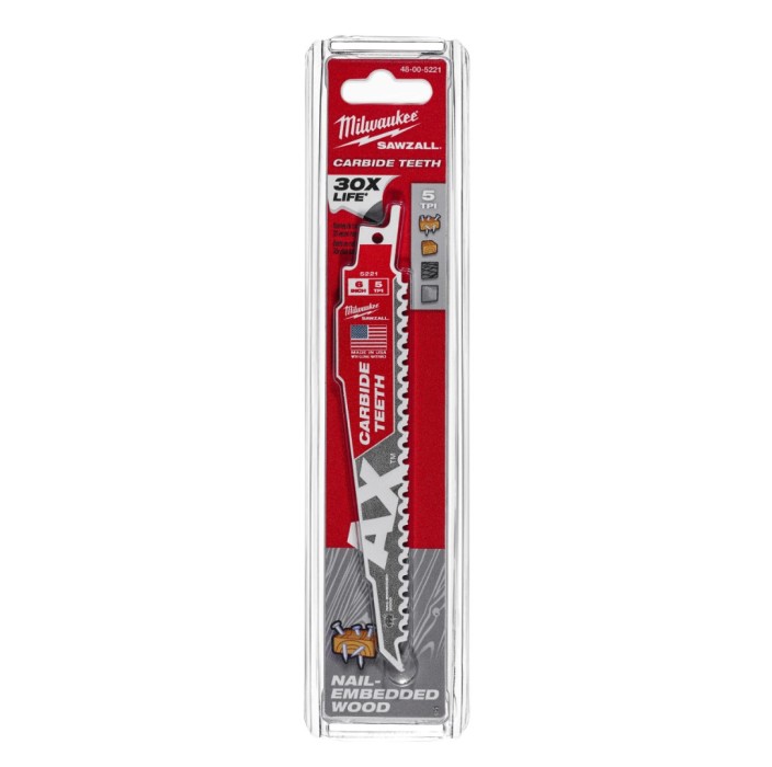THE AX™ CARBIDE TEETH ΛΑΜΑ ΣΠΑΘΟΣΕΓΑΣ ΒΑΡΕΩΣ ΤΥΠΟΥ 150mm 48005221