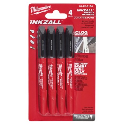 INKZALL™ ΣΕΤ ΜΑΡΚΑΔΟΡΟΙ EXTRA ΛΕΠΤΗΣ ΜΥΤΗΣ ΤΕΜ 4 48223154