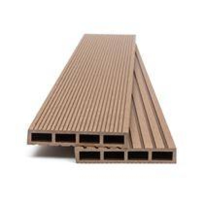 Τάβλα Συνθετικού Deck WPC περίφραξης 50150 Teak 20x120x3600mm (τιμή βέργας)