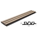 WPC PANEL 2ης γενιάς με 3D πηχάκια 25x147.5x2900mm Antique 5520 (τιμή βέργας)