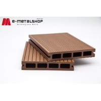 Συνθετικό Deck WPC δαπέδου 40 καφέ ανοιχτό 25x145x3600mm (η τιμή αφορά το τετραγωνικό μέτρο)