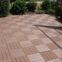 Συνθετικό πλακάκι Deck WPC 30x30x2,50cm (τιμή τ.μ.)