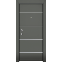 Πόρτα ασφαλείας αλουμινίου Inox Nexus A209