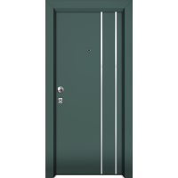 Πόρτα ασφαλείας αλουμινίου Inox Nexus A212
