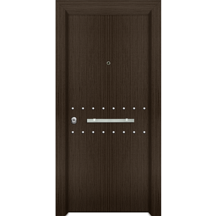 Πόρτα ασφαλείας αλουμινίου Inox Nexus A221