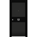 Πόρτα ασφαλείας αλουμινίου Inox Nexus A222