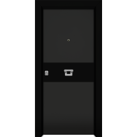 Πόρτα ασφαλείας αλουμινίου Inox Nexus A222
