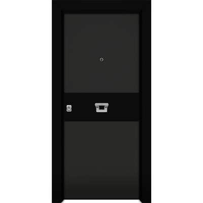 Πόρτα ασφαλείας αλουμινίου Inox Nexus A222
