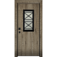 Πόρτα ασφαλείας Laminate(έξω-έσω) Nexus S602 (λαμπάς έως 24cm)