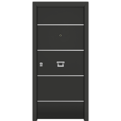 Πόρτα ασφαλείας αλουμινίου Bond Nexus S631 Dark grey