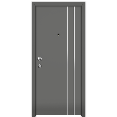 Πόρτα ασφαλείας αλουμινίου Bond Nexus S632 grey