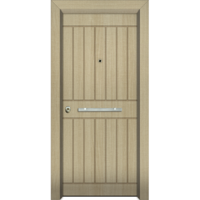 Πόρτα Ασφαλείας Laminate Nexus 16 σημείων ασφαλείας μονής θωράκισης με σχέδιο έξω P533 και σε 6 άτοκες δόσεις (Λαμπάς 24cm)