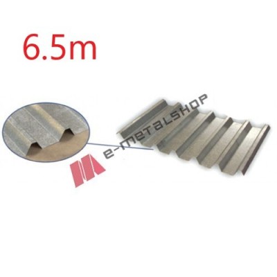 Λαμαρίνα Aluzinc τραπεζοειδής μορφής πάχους 0,40mm, μήκος 6,5m.