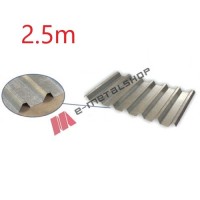 Λαμαρίνα Aluzinc τραπεζοειδής μορφής πάχους 0,40mm, μήκος 2,5m.