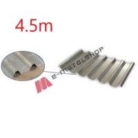Λαμαρίνα Aluzinc τραπεζοειδής μορφής πάχους 0,40mm, μήκος 4,5m.