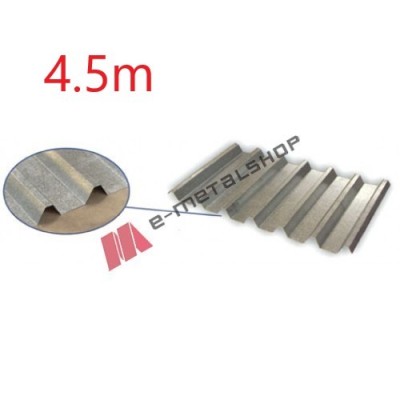 Λαμαρίνα Aluzinc τραπεζοειδής μορφής πάχους 0,40mm, μήκος 4,5m.