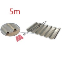 Λαμαρίνα Aluzinc τραπεζοειδής μορφής πάχους 0,40mm, μήκος 5m.