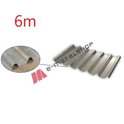 Λαμαρίνα Aluzinc τραπεζοειδής μορφής πάχους 0,40mm, μήκος 6m.