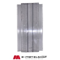 Προφίλ ''Η'' διάφανο(clear) 600cm 20mm Policam Alfa Glass σε διάφανο (clear) χρώμα (τιμή 6 μέτρων)