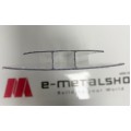 Προφίλ ''Η'' διάφανο(clear) 600cm 20mm Policam Alfa Glass σε διάφανο (clear) χρώμα (τιμή 6 μέτρων)