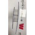 Προφίλ ''Η'' διάφανο(clear) 600cm 20mm Policam Alfa Glass σε διάφανο (clear) χρώμα (τιμή 6 μέτρων)