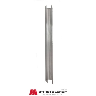 Προφίλ ''U'' 4-6mm διάφανο(clear) 210cm Policam Alfa Glass σε διάφανο (clear) χρώμα (τιμή 2,10 μέτρων)
