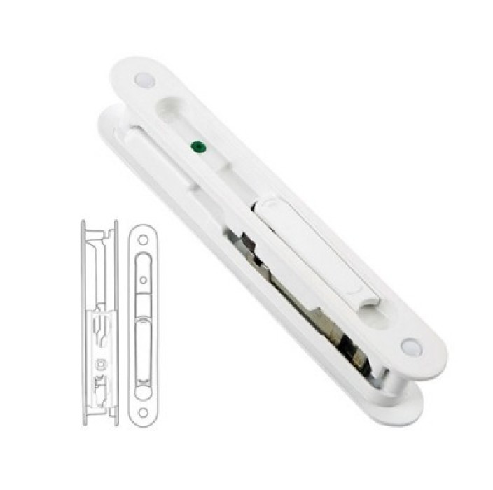 Κλειδαριά ασφαλείας με λεβιέ (μοχλό) Powerlock PL310 χρώμα λευκό
