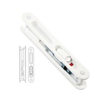 Κλειδαριά συρομένου ασφαλείας (χωρίς κιτ )Powerlock PL-210 χρώμα λευκό