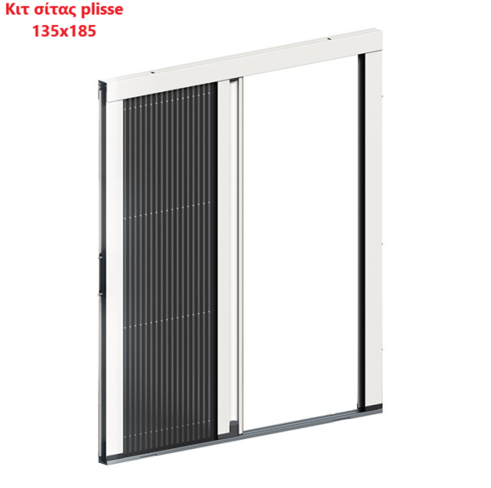 Κιτ Σίτας Plisse 135x185 χρώμα λευκό