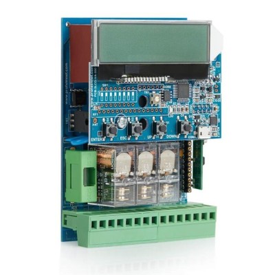 LCD αυτοματισμός για μοτέρ μονής ανοιγόμενης πόρτας έως 1200 watt Profelmnet (4033)