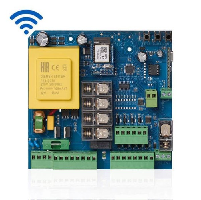 Wifi Αυτοματισμός (Πλακέτα) για 2 Μοτέρ 230VAC 433.92ΜΗz 6114 Profelmnet