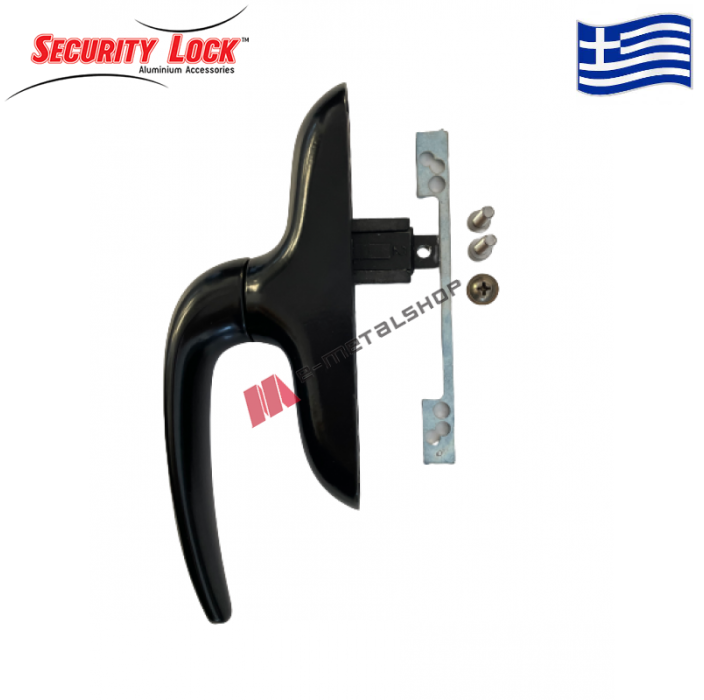 Σπανιολέτα 816 μηχανισμού ανάκλισης Security Lock Mara χρώμα μαύρο