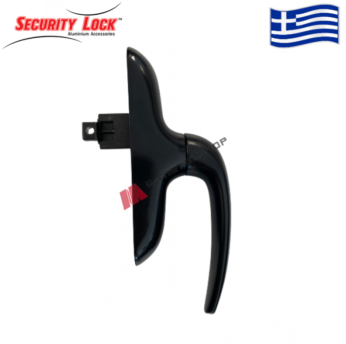 Σπανιολέτα 816 μηχανισμού ανάκλισης Security Lock Mara χρώμα μαύρο