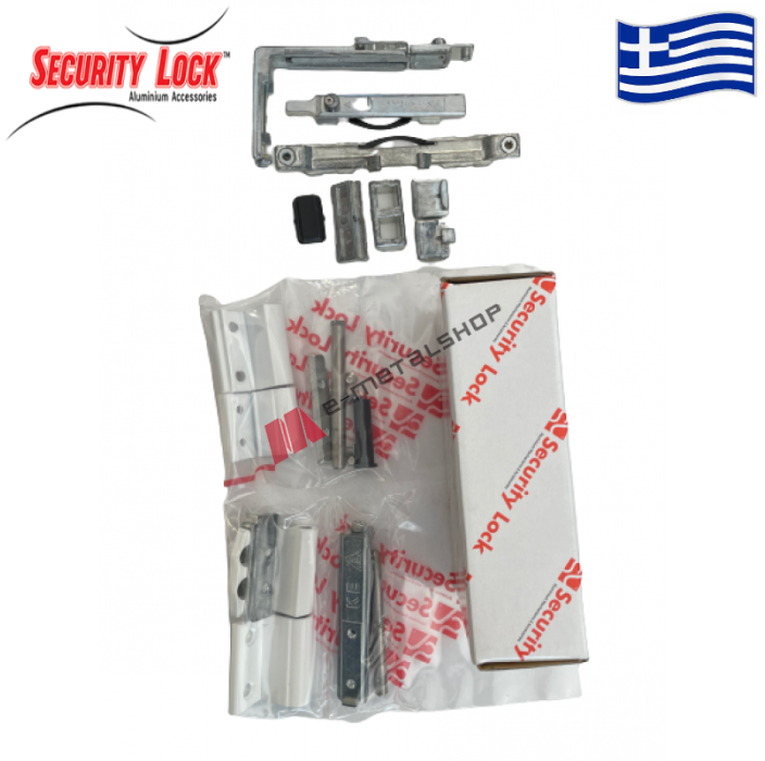 Βασικό κιτ μηχανισμού ανάκλησης  λευκό CE Security lock (800C-1)