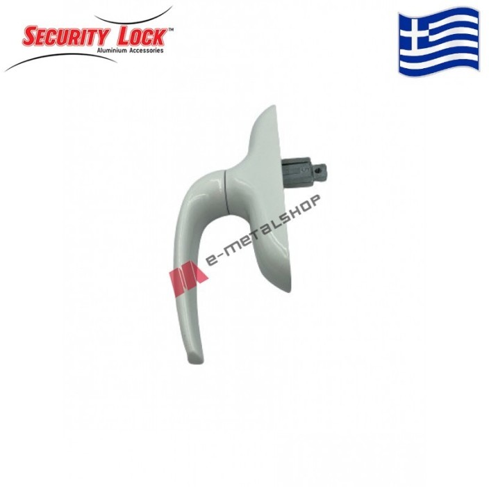 Σπανιολέτα 816 μηχανισμού ανάκλισης Security Lock Mara χρώμα λευκό