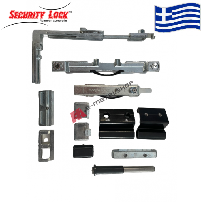 Βασικό κιτ μηχανισμού ανάκλησης  μαύρο CE Security lock (800C-1 M)
