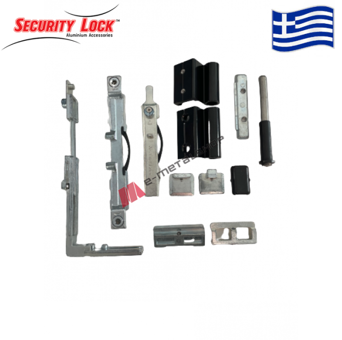 Βασικό κιτ μηχανισμού ανάκλησης  μαύρο CE Security lock (800C-1 M)