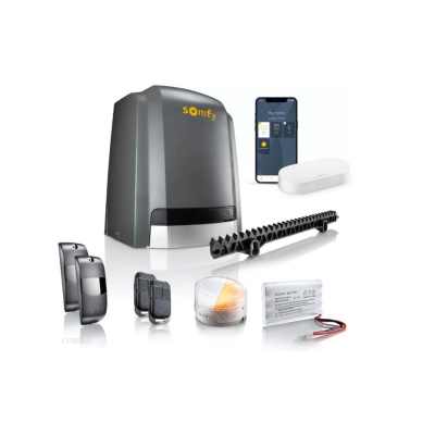 Μοτέρ συρόμενης αυλόπορτας sildy moove 600 + battery Somfy 1241958