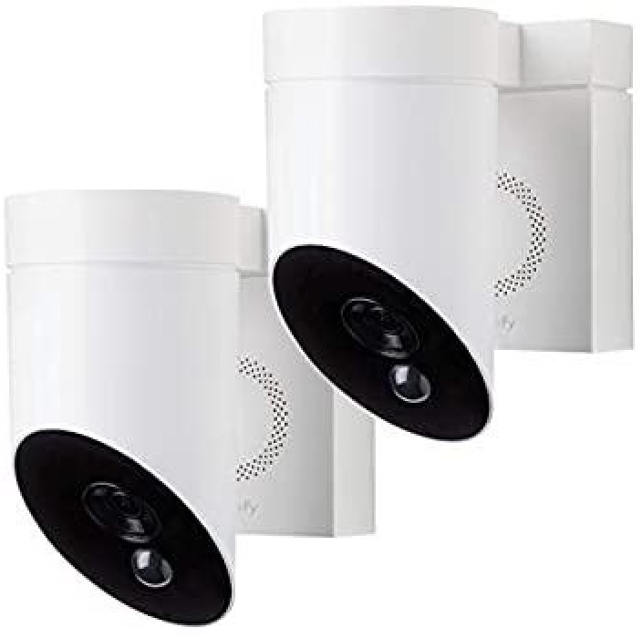 Εξωτερική Κάμερα Cloud με Σειρήνα (Λευκή) DUO-PACK Somfy 1870471
