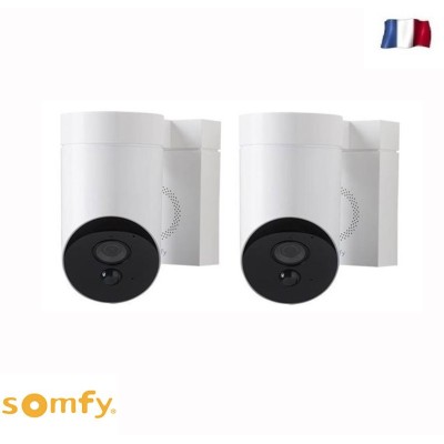 Εξωτερική Κάμερα Cloud με Σειρήνα (Λευκή) DUO-PACK Somfy 1870471