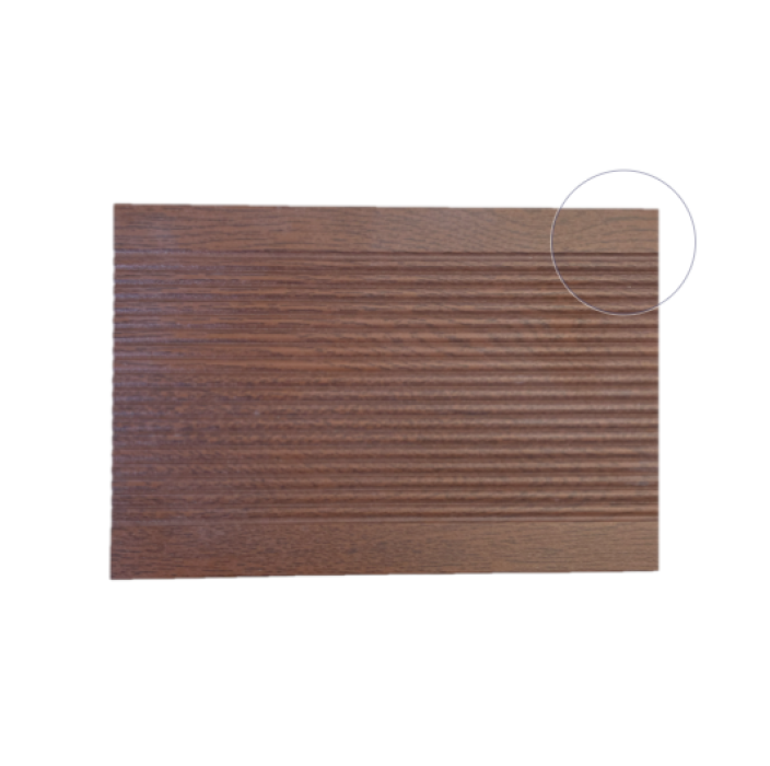 Τάβλα Περίφραξης αλουμινίου Nussbaum 14x100x6000mm, Styledoors (τιμή βέργας) 6μ.