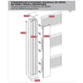Κολώνα περίφραξης 60x60 σε χρώμα μπεζ SD-8005Α Style