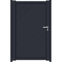 Μονόφυλλη ανοιγόμενη αυλόπορτα Classic Stylegates C675 100x100