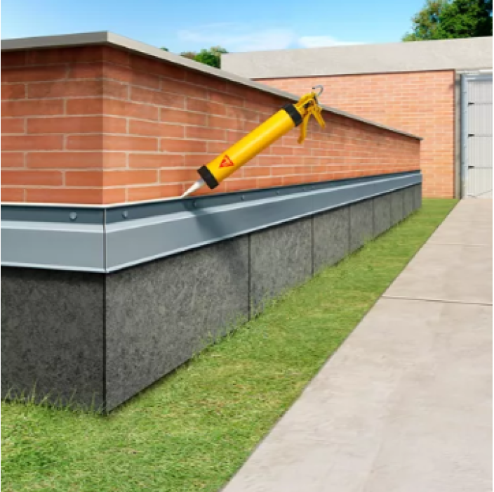 Σφραγιστικό σιλικόνης για εφαρμογές σε είδη υγιεινής Sika® Sanisil® σε χρώμα διάφανο φυσίγγιο 300ml