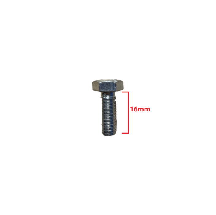 Βίδα 933 DIN γαλαβανιζέ εξάγωνη 6*16mm